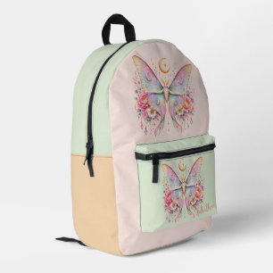 Personalisierter Luna-Moth-Rucksack Bedruckter Rucksack