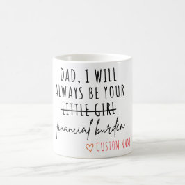 Personalisierter lustiger Becher für Papa Kaffeetasse
