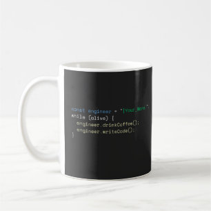 Personalisierter lustiger JavaScript-Programmierer Kaffeetasse