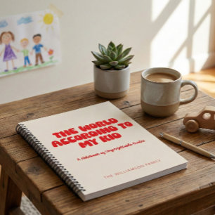 Personalisierter lustiger Kinderzitat-Eltern-Leben Notizbuch