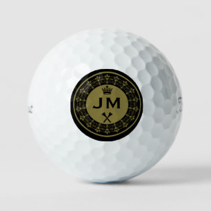Personalisierter lustiger königlicher Golfball