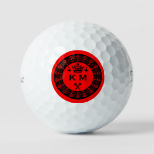Personalisierter lustiger königlicher Golfball