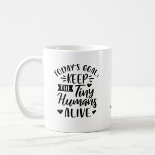 Personalisierter lustiger Spruch, um kleine Mensch Kaffeetasse