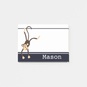 Personalisierter lustiger unverschämter Affe Post-it Klebezettel