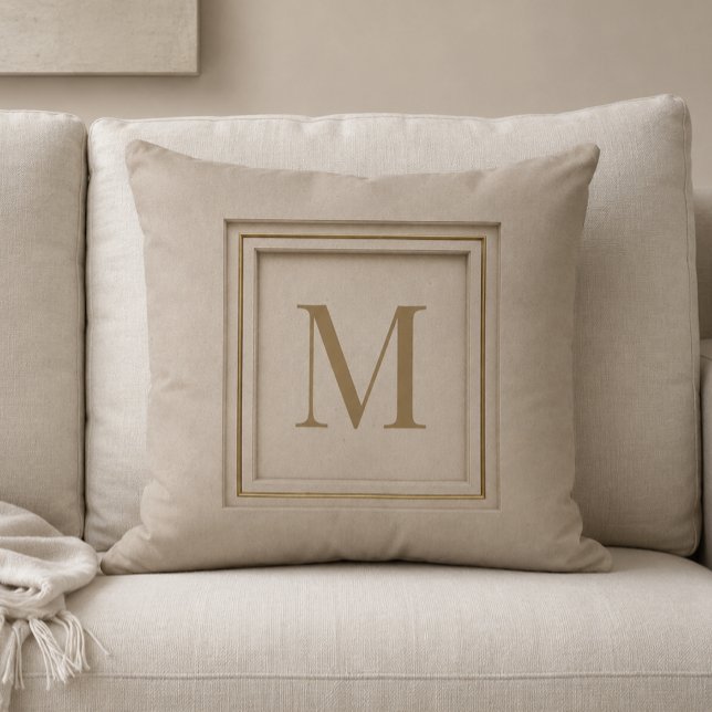 Personalisierter Luxus-Monogramm Kissen (Von Creator hochgeladen)