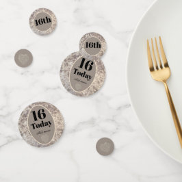 Personalisierter Luxus Samt Geburtstag Konfetti 16