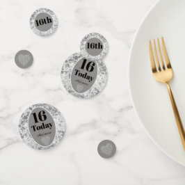 Personalisierter Luxus Samt Geburtstag Konfetti 16