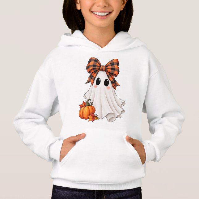 Personalisierter Mädchen-Geist-Pullover Hoodie (Vorderseite)
