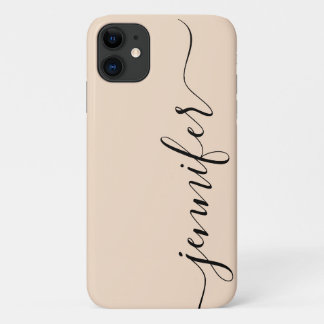 Personalisierter Mädchenname, Extravagantes Script Case-Mate iPhone Hülle