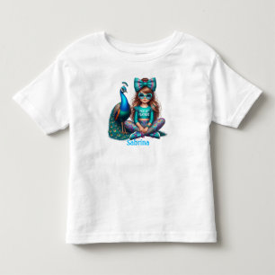 Personalisierter Mädchenname Kleinkind T-shirt