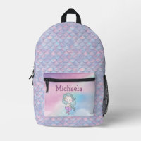Personalisierter Mädchenname Mermaid-Skala