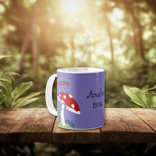 Personalisierter Magischer Fliegenpilz Kaffeetasse