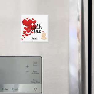 Personalisierter Magnet mit Liebe