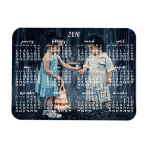 Personalisierter Magnetkalender 2016 3x4 Magnet