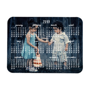 Personalisierter Magnetkalender 2019 3x4 Magnet