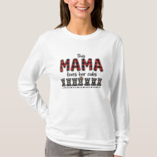 Personalisierter Mama-Bär zum Muttertag Süßes in T-Shirt