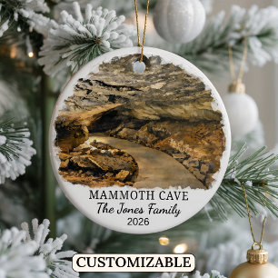 Personalisierter Mammoth Cave National Park, Kentu Keramik Ornament