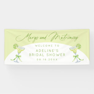 Personalisierter Margs und Matrimony Brautparty Banner