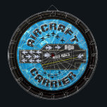 Personalisierter Marinestreiker Dartscheibe<br><div class="desc">Ein lustiges,  vollständig anpassbares Flugzeugträger-Dartboard für den Militär- oder Marinekulturfan der Familie. Enthält benutzerdefinierte Flugzeugträger mit vollständig anpassbaren Textabschnitten. Ändern Sie einfach alle gewünschten Namen oder Texte. Viel Spaß!</div>