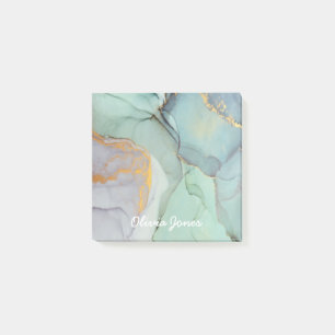 Personalisierter Marmor Post-it Klebezettel