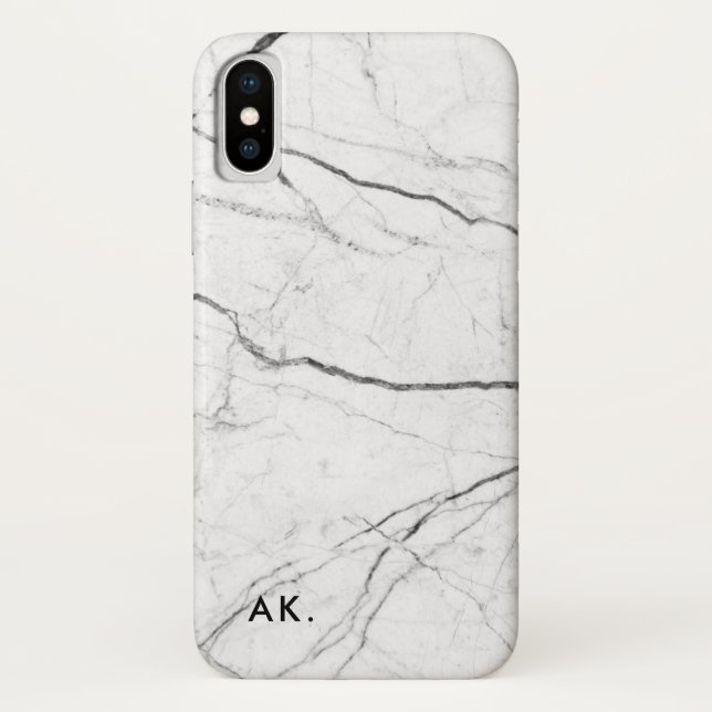 Personalisierter MarmoriPhone X Rechtssache| Case-Mate iPhone Hülle (Rückseite)