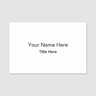 Personalisierter maßgeschneiderter professioneller namensschild
