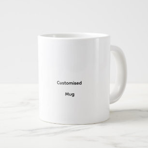 Personalisierter Maßgeschneiderter Riesenbecher Jumbo-Tasse