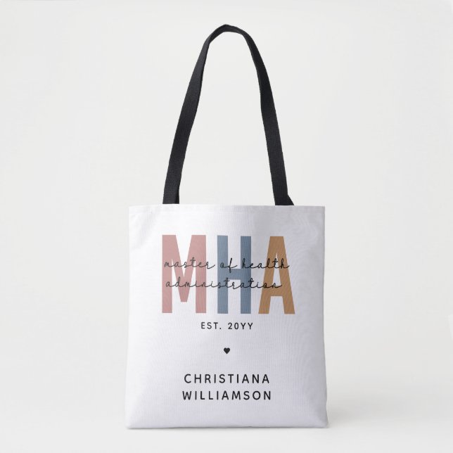 Personalisierter Master of Health Administration Tasche (Vorderseite)