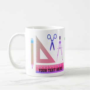Personalisierter Mathematik-Lehrer-Geschenkbecher Kaffeetasse