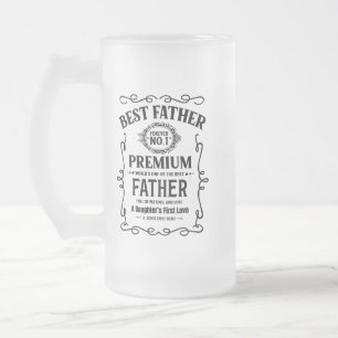 Personalisierter mattierter Bierkrug Mattglas Bierglas
