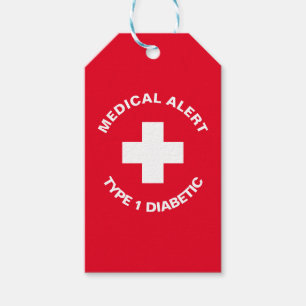 Personalisierter medizinischer Alarm Diabetiker Ro Geschenkanhänger