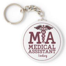 Personalisierter medizinischer Assistent Burgundy 