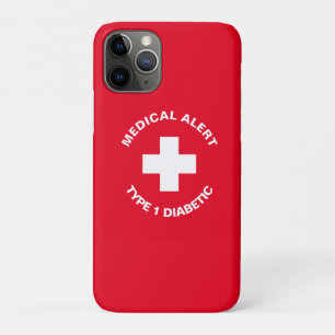 Personalisierter medizinischer Warnhinweis Diabeti Case-Mate iPhone Hülle