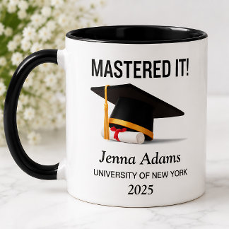 Personalisierter Meister-Abschluss Abitur Tasse