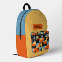 Personalisierter Mid-Century-Modern-Kinder-Rucksac
