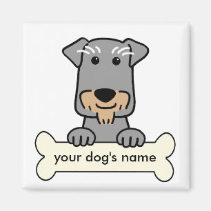 Personalisierter MiniaturSchnauzer Magnet