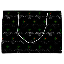 Personalisierter Mistletoe Weihnachtsgeschenk Tasc Große Geschenktüte