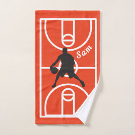 Personalisierter Mit Monogramm Basketball-Spieler Handtuch