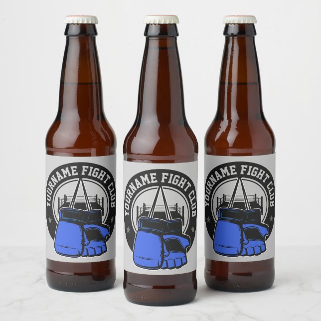 Personalisierter MIXED MARTIAL ARTS Mixed Martial  Bierflaschenetikett (Flaschen)
