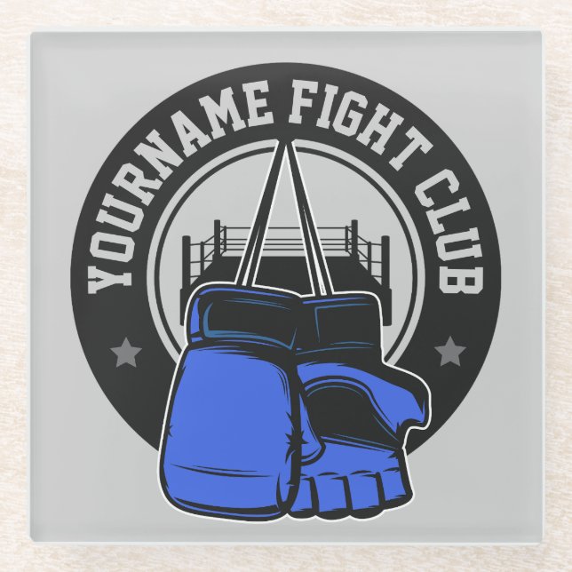 Personalisierter MIXED MARTIAL ARTS Mixed Martial  Glasuntersetzer (Vorderseite)