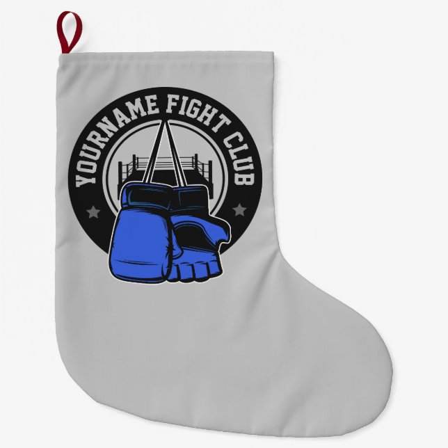 Personalisierter MIXED MARTIAL ARTS Mixed Martial  Großer Weihnachtsstrumpf (Vorderseite)
