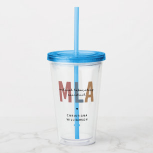 Personalisierter MLA Medical Laborant Acryltrinkbecher