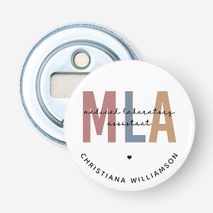 Personalisierter MLA Medical Laborant Flaschenöffner