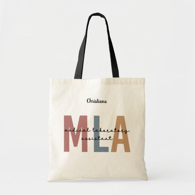 Personalisierter MLA Medical Laborant Tragetasche (Vorne)