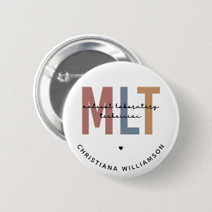 Personalisierter MLT Medizinischer Labortechniker Button