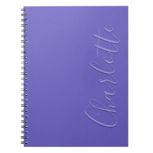Personalisierter moderner Chic Lila Notizblock