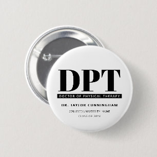 Personalisierter moderner DPT Arzt für Physikalisc Button