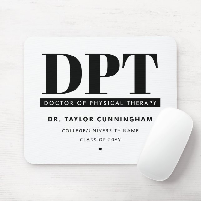 Personalisierter moderner DPT Arzt für Physikalisc Mousepad (Mit Mouse)