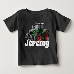 Personalisierter, moderner Green Tracker Baby T-shirt