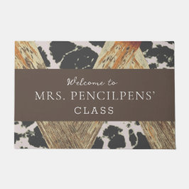 Personalisierter moderner Lehrer Fußmatte